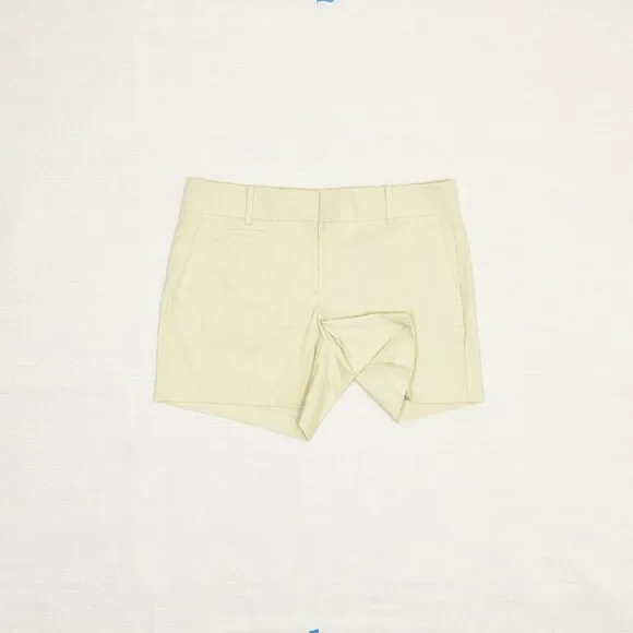 Ann Taylor Women Chino Cotton Beige Size 8P Petite Classic Zip Solid - Picture 2 of 8